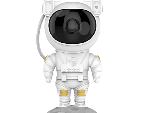 A766ee024bfcd49fd8a80432966c83994Q.webp Projetor Galáxia Astronauta com Bluetooth Luz Colorida Da Noite Quarto Com Adesivos E Som