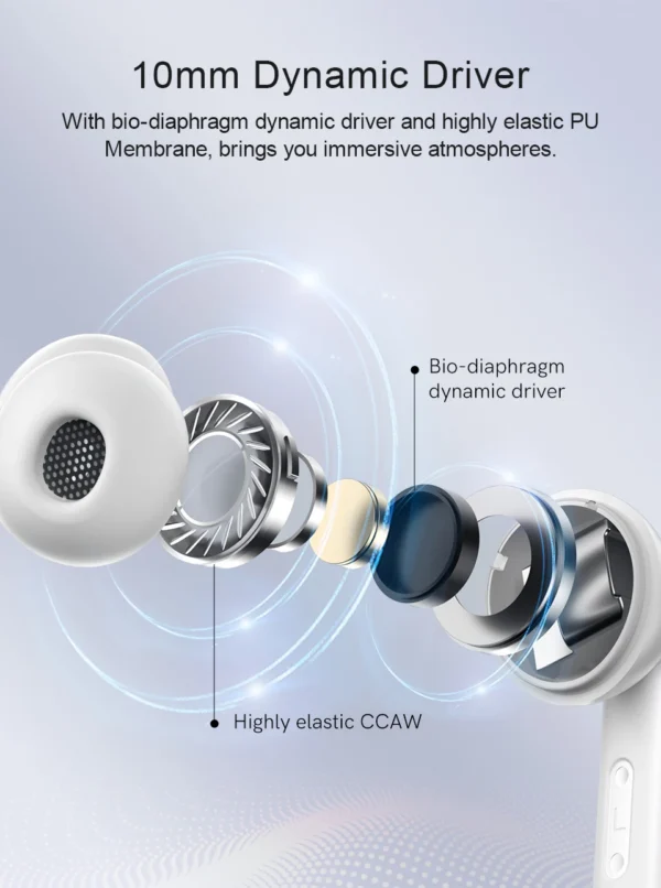 S083fdda475934fcaaf8cae0e58be0e5dH.webp Fone de Ouvido Sem Fio QCY T13 ANC Bluetooth 5.3 TWS Cancelamento de Ruído ANC Fones de Ouvido 4 Microfones ENC Headset Intra-auricular Earbuds Handsfree