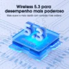 S08649ce5f1d24f79b1573bfc568a3dd4o.webp Fone de Ouvido Sem Fio QCY T13 ANC Bluetooth 5.3 TWS Cancelamento de Ruído ANC Fones de Ouvido 4 Microfones ENC Headset Intra-auricular Earbuds Handsfree