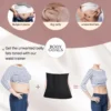 S0e2fbe5d2d754add8e977cc0f7c0b9bbJ.webp Cinto Elástico Feminino Modelador Redutor de Cintura Fitness Feminino Tecido Abdominal Elástico