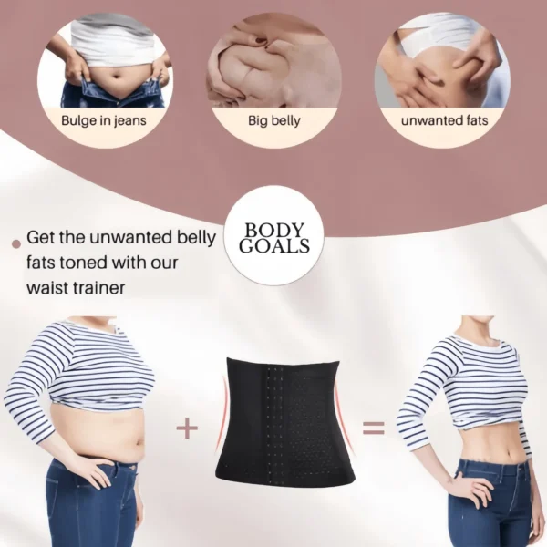 S0e2fbe5d2d754add8e977cc0f7c0b9bbJ.webp Cinto Elástico Feminino Modelador Redutor de Cintura Fitness Feminino Tecido Abdominal Elástico