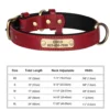 S27928ee5dfca4f41acf9b735357cadc2N.webp Coleira Personalizada para Cães em Couro PU com Gravação Grátis – Coleira com Placa de Identificação (Nome e Telefone) para Cães de Pequeno, Médio e Grande Porte