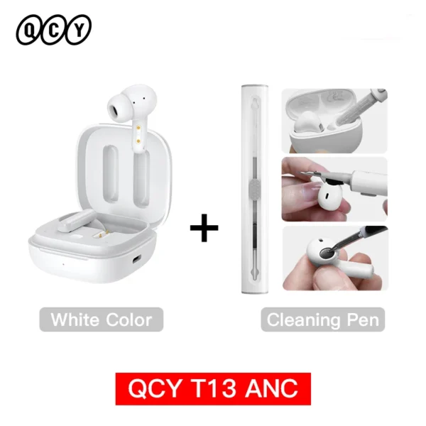 S2dff6acfdc7948b8adedd6388266f8aap.webp Fone de Ouvido Sem Fio QCY T13 ANC Bluetooth 5.3 TWS Cancelamento de Ruído ANC Fones de Ouvido 4 Microfones ENC Headset Intra-auricular Earbuds Handsfree