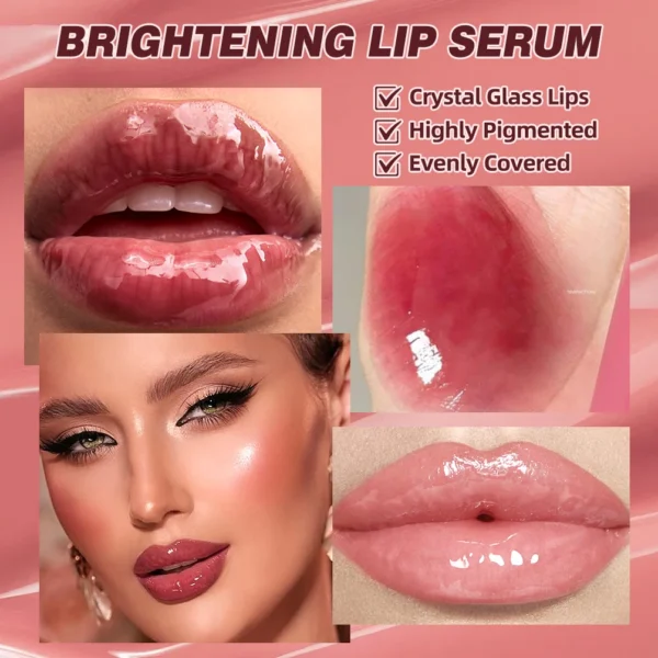 S4c9e299172684633924e7f1c82dba015w.webp Gloss Labial Pérola Espelhado Batom Hidratante de Longa Duração Brilho Glitter Lip Glaze Não Gruda Jelly Pout Lip Tint Maquiagem QIBEST