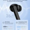 S75eb5faaf9c944bcb994603243c78701L.webp Fone de Ouvido Sem Fio QCY T13 ANC Bluetooth 5.3 TWS Cancelamento de Ruído ANC Fones de Ouvido 4 Microfones ENC Headset Intra-auricular Earbuds Handsfree