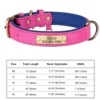 S7e72781c9ad94e1b8786029c897fcc2c5.webp Coleira Personalizada para Cães em Couro PU com Gravação Grátis – Coleira com Placa de Identificação (Nome e Telefone) para Cães de Pequeno, Médio e Grande Porte