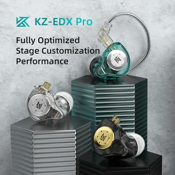 S7fd1756fe94d49e190131384af9e86f9d.webp Fone de Ouvido KZ EDX Pro Bass - Monitor de Retorno Intra-auricular com Cancelamento de Ruído e Som HIFI (Esportivo) – Lançamento!