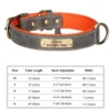 S9671ebe76cf94e889a2b1c1275e32655e.webp Coleira Personalizada para Cães em Couro PU com Gravação Grátis – Coleira com Placa de Identificação (Nome e Telefone) para Cães de Pequeno, Médio e Grande Porte