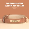 Sa3dc4af5adba4a41995d1ce3132870732.webp Coleira Personalizada para Cães em Couro PU com Gravação Grátis – Coleira com Placa de Identificação (Nome e Telefone) para Cães de Pequeno, Médio e Grande Porte
