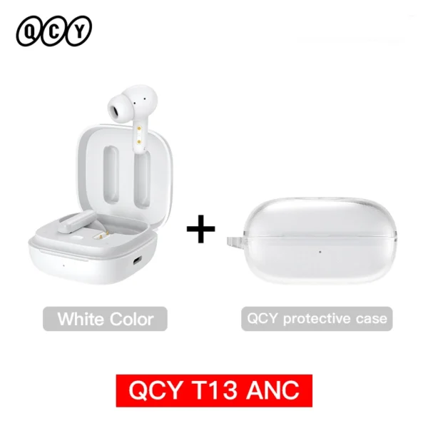 Sab7efacdef654becb337c458fa63ee5d0.webp Fone de Ouvido Sem Fio QCY T13 ANC Bluetooth 5.3 TWS Cancelamento de Ruído ANC Fones de Ouvido 4 Microfones ENC Headset Intra-auricular Earbuds Handsfree
