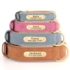 Sab8b9740a57b4dd1afee329ba8e00d65o.webp Coleira Personalizada para Cães em Couro PU com Gravação Grátis – Coleira com Placa de Identificação (Nome e Telefone) para Cães de Pequeno, Médio e Grande Porte