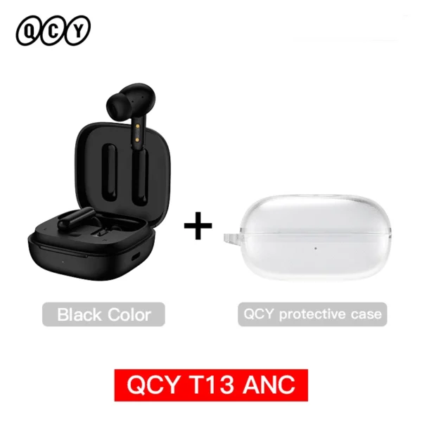 Sb9162bf0b55f4acb98e8e2af9fca4076N.webp Fone de Ouvido Sem Fio QCY T13 ANC Bluetooth 5.3 TWS Cancelamento de Ruído ANC Fones de Ouvido 4 Microfones ENC Headset Intra-auricular Earbuds Handsfree