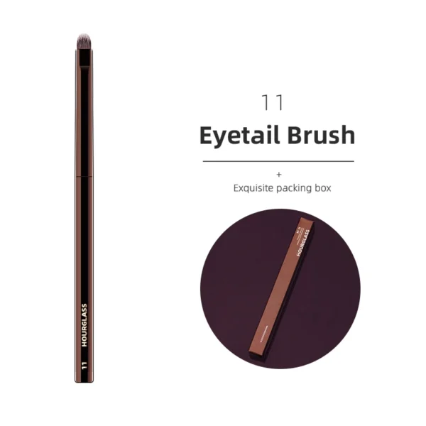 Sb9af8994a812402182ae0c88aff272d8t-2.webp Pincel de Maquiagem Hourglass Todos os Tipos Sombra Base Corretivo Pó Bronzeador Blush Delineador Pincéis Profissionais Retráteis