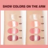 Sbb525469122e4c26ae1fea1e582b7f8a4.webp Gloss Labial Pérola Espelhado Batom Hidratante de Longa Duração Brilho Glitter Lip Glaze Não Gruda Jelly Pout Lip Tint Maquiagem QIBEST