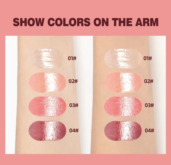 Sbb525469122e4c26ae1fea1e582b7f8a4.webp Gloss Labial Pérola Espelhado Batom Hidratante de Longa Duração Brilho Glitter Lip Glaze Não Gruda Jelly Pout Lip Tint Maquiagem QIBEST