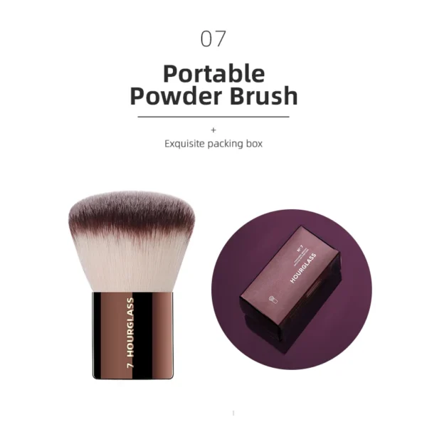 Sc2ae24b9109b49bda179383f78def847r-2.webp Pincel de Maquiagem Hourglass Todos os Tipos Sombra Base Corretivo Pó Bronzeador Blush Delineador Pincéis Profissionais Retráteis