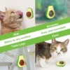 Se068f1cef6be4fa8b46ce4db9bbfdddfy.webp Bola de Erva de Gato Natural (Catnip) em Formato de Abacate – Brinquedo Comestível e Snack para Limpeza de Dentes e Entretenimento de Gatos