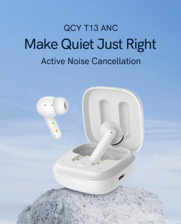 Se6203210bff84c2baed9649c535a4879C.webp Fone de Ouvido Sem Fio QCY T13 ANC Bluetooth 5.3 TWS Cancelamento de Ruído ANC Fones de Ouvido 4 Microfones ENC Headset Intra-auricular Earbuds Handsfree