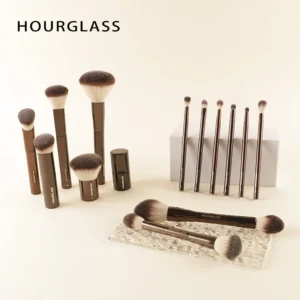Pincel de Maquiagem Hourglass Todos os Tipos Sombra Base Corretivo Pó Bronzeador Blush Delineador Pincéis Profissionais Retráteis
