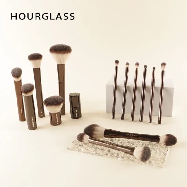 Se8aa74dcb3dc4affa887896aa77a6935T-1.webp Pincel de Maquiagem Hourglass Todos os Tipos Sombra Base Corretivo Pó Bronzeador Blush Delineador Pincéis Profissionais Retráteis