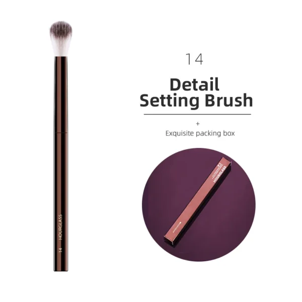 Sfccc72690c3247d5a1e0b4cf66ec6582e-2.webp Pincel de Maquiagem Hourglass Todos os Tipos Sombra Base Corretivo Pó Bronzeador Blush Delineador Pincéis Profissionais Retráteis